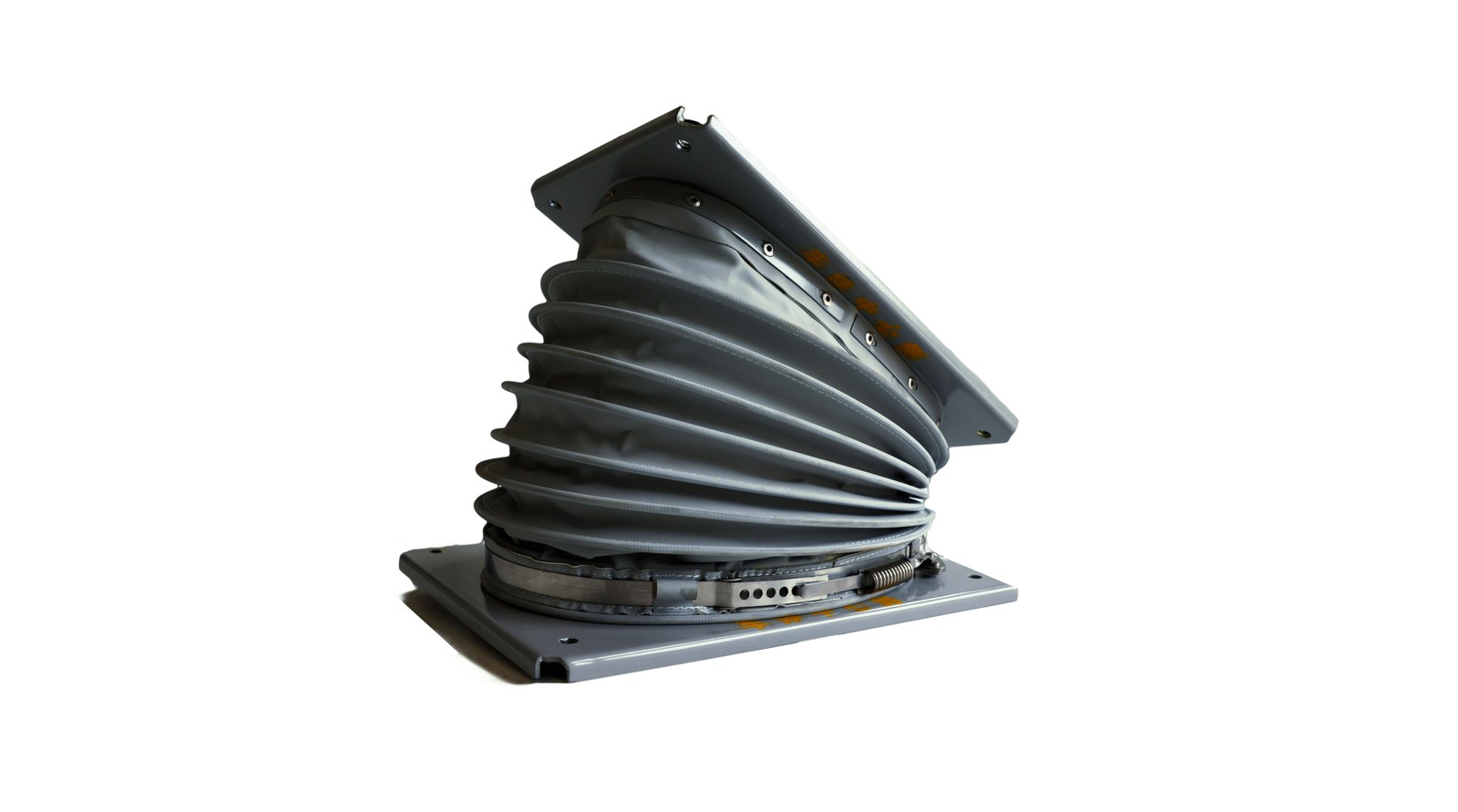 Examples of flexible air duct hoses and end interfaces manufactured by ZJD