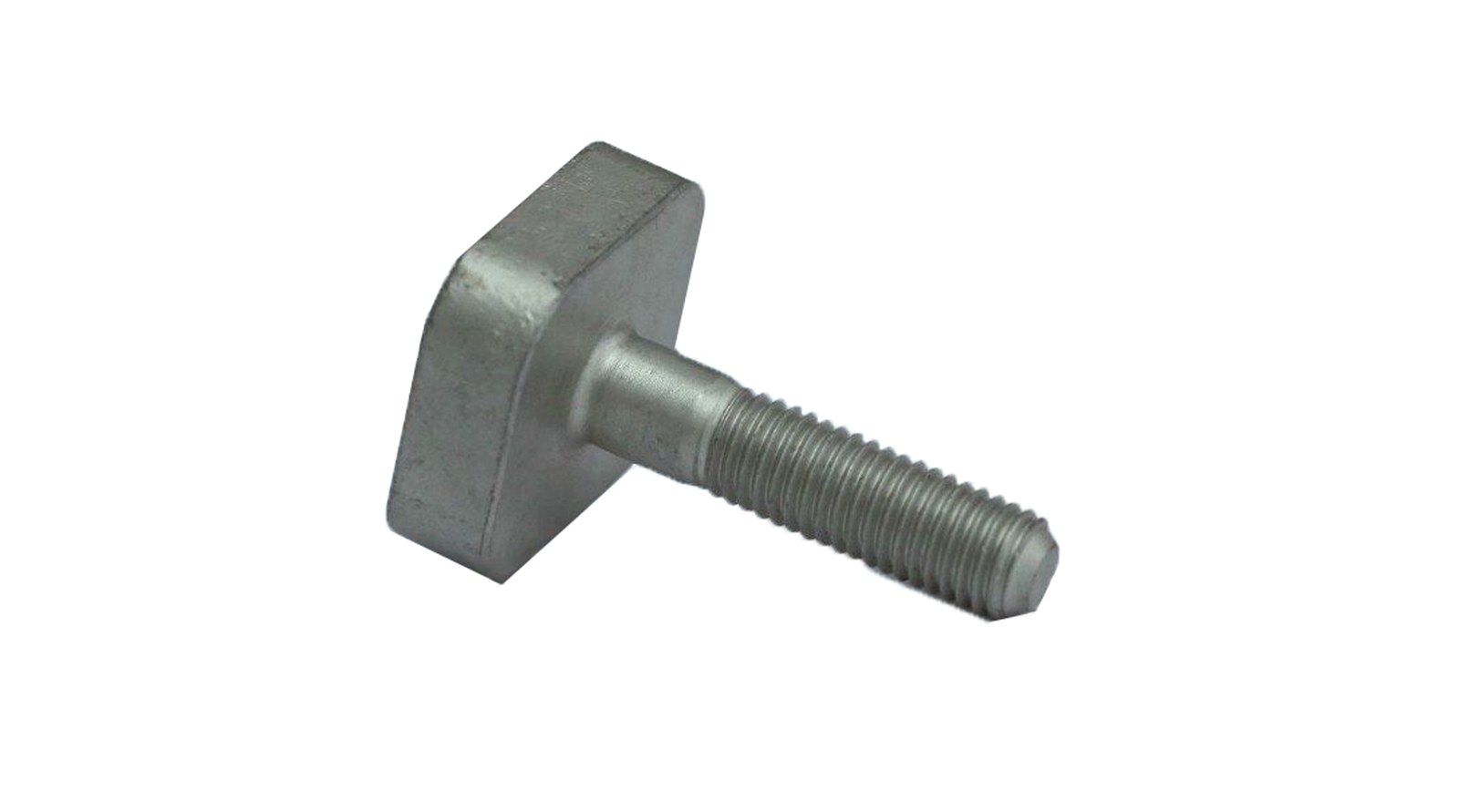 Special metal fastener with machined head and cylindrical shank
