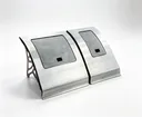 Pair of fabricated metal inspection doors
