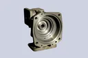 Machined valve body with concentric bore features and flange holes